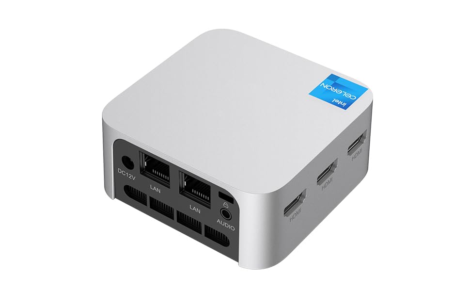 Mini PC Intel Alder Lake N100 (3,4 GHz'e kadar) 8 GB LPDDR5 256 GB